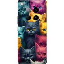 Nurdic Infinix Zero 40 4g Kılıf Desenli Tpu Cover Silikon Kedicikler