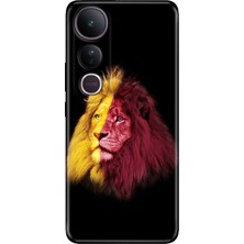 Nurdic Vivo V50 Lite 5g Kılıf Dekoratif Silikon Baskılı Kapak Gs5