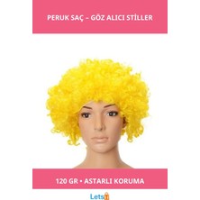 Letsii Sarı Renk Doğal Görünümlü Moda Peruk