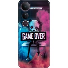 Nurdic Vivo V50 Lite 5g Kılıf Renkli Silikon Baskılı Tpu Game Over
