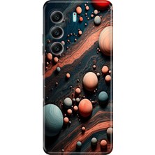 Nurdic Tecno Camon 40 Kılıf Tecno Camon 40 Trendy Silikon Baskılı Gezegen