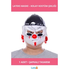 Letsii Şapkalı Lateks Maske 1 Adet
