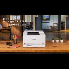Canon  I-Sensys LBP646CDW,  Wifi, Lan, Duplex, Renkli Lazer, Yazıcı (Dakikada 25  Sayfa) Orijinal Tonerli
