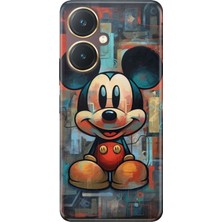 Nurdic Vivo Y27 Uyumlu Kılıf Resimli Desenli Silikon Mickey Smile