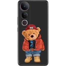 Nurdic Vivo V50 Lite 5g Kılıf Renkli Silikon Baskılı Tpu Teddy Bear