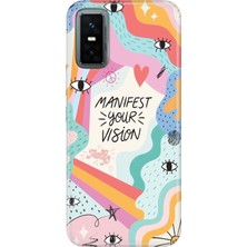 Nurdic Infınıx GT30 Pro Kılıf Renkli Silikon Baskılı Tpu Manifest Your Vision