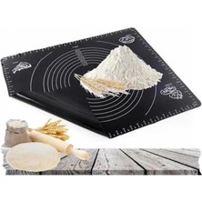 MiraLive Silikon Çok Amaçlı Geniş Hamur Matı Hamur Açma Matı 40*50 cm (K95)