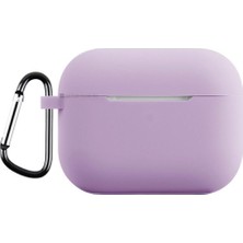 AktarMobile Airpods Pro 3. Nesil Uyumlu Kılıf Hoparlör ve Mikrofon Delikli Silikon Kapak Soft Yumuşak Dokulu