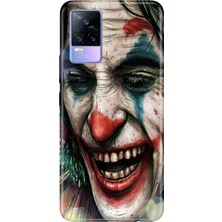 Nurdic Vivo V21 Uyumlu Kılıf Resimli Desenli Silikon Joker Draw