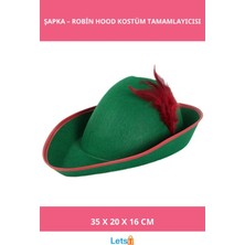 Letsii Robin Hood Tarzı Şapka Parti Kostümü Aksesuarı