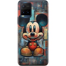Nurdic Vivo Y21S Uyumlu Kılıf Resimli Desenli Silikon Mickey Smile