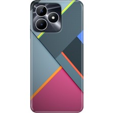 Nurdic Realme Note 50 4g Kılıf Resimli Baskılı Nano Silikon 6d Renkler