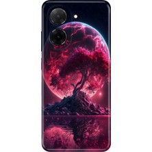 Nurdic Xiaomi Redmi A5 6.88" Kılıf Tema Art Desenli Baskılı Silikon Red World