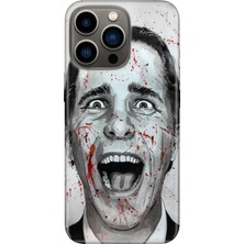 Nurdic iPhone 14 Pro Max Kılıf Silikon Moderna Resimli Desenli American Psycho