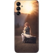 Nurdic Samsung Galaxy A14 Uyumlu Kılıf Silikon Desenli Resimli Kapak Yalnız Çocuk