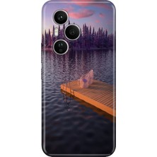 Nurdic Honor 400 Pro Huawei Kılıf Tema Art Desenli Baskılı Silikon Romantik Rıhtım