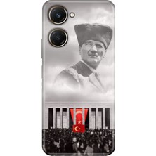 Nurdic Vivo Y18 Kılıf 4.5g Silikon Desenli Vivo Y18 Gazi Mustafa