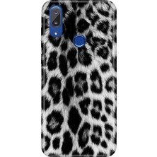 Nurdic Vestel Venus E5 Uyumlu Kılıf Resimli Desenli Silikon Siyah Kürk