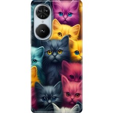 Nurdic Reeder S19 Max Pro S Edge Kılıf Desenli Baskılı Silikon Kedicikler