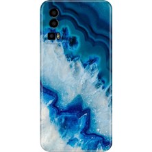 Nurdic General Mobile Gm 23 Kılıf Silikon Desenli Resimli Koyu Ametist