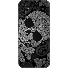 Nurdic Samsung Galaxy A54 Uyumlu Kılıf Silikon Desenli Resimli Kapak Skuller