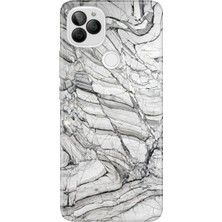 Nurdic General Mobile Gm 22 / Gm 22S Uyumlu Kılıf Silikon Desenli Tam Koruma Resimli Sena Mermer