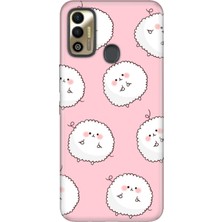 Nurdic Tecno Spark 7t Uyumlu Kılıf Tioserisi Resimli Silikon Tombul Kuzular