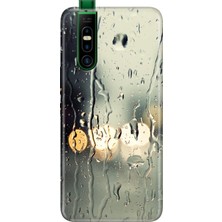 Nurdic Infinix S5 Pro Kılıf Silikon Desenli Infinix S5 Pro Yağmurlu Bir Akşam