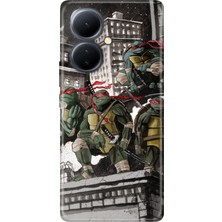 Nurdic Vivo V29 Lite Uyumlu Kılıf Silikon Desenli Resimli Kapak Ninja K