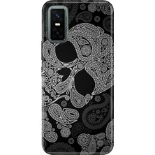 Nurdic Infınıx GT30 Pro Kılıf Desenli Silikon Baskılı Kapak Skuller