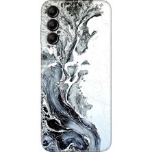 Nurdic Samsung Galaxy M34 5g Uyumlu Kılıf Silikon Desenli Resimli Kapak Granit Mermer