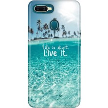 Nurdic Oppo Ax7 A12 A5S Uyumlu Kılıf Silikon Desenli Resimli Kapak Hayat Kısa