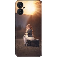 Nurdic Tecno Spark 9 Pro Uyumlu Kılıf Silikon Desenli Resimli Kapak Yalnız Çocuk