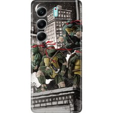 Nurdic Tecno Camon 40 Pro 5g Cm7 Uyumlu Kılıf Dekoratif Silikon Baskılı Kapak Ninja K