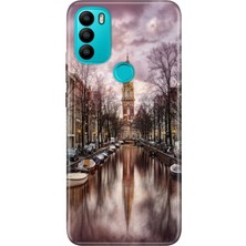 Nurdic General Mobile Gm 21 Plus Uyumlu Kılıf Silikon Desenli Tam Koruma Resimli Amsterdam