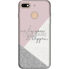 Nurdic General Mobile Gm 8 Go Uyumlu Kılıf 0.4mm Lazer Kesim Silikon Kapak Happen