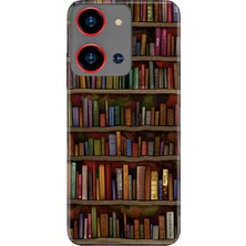 Nurdic Reeder S19 Max Pro S Zoom Kılıf Resimli Baskılı Nano Silikon Kütüphane