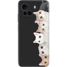 Nurdic Casper Via F30 Kılıf Kamera Korumalı Silikon Desenli Resimli Uv Kapak Pisi Pisi Kedi