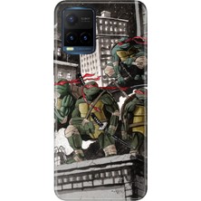 Nurdic Vivo Y21S Uyumlu Kılıf Desenli Baskılı Silikon Ninja K
