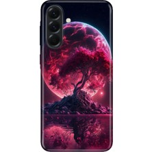 Nurdic Samsung Galaxy A56 (SM-A566B) Kılıf Desenli Kapak Red World