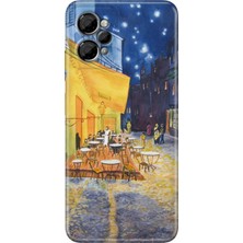 Nurdic Casper Via X30 Kılıf Resimli Baskılı Nano Silikon Night Cafe