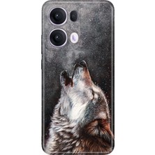 Nurdic Oppo Reno 13 Pro Kılıf Oppo Renkli Silikon Baskılı Tpu Vahşi Kurt