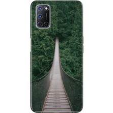 Nurdic Oppo A52 - A72 Uyumlu Kılıf Colored Resimli Silikon Korku Köprüsü