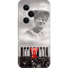 Nurdic Huawei Honor 400 Pro Kılıf Dekoratif Silikon Baskılı Kapak Gazi Mustafa