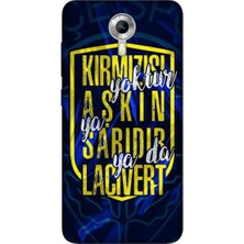 Nurdic General Mobile Gm 5 Plus Kılıf 0.4mm Lazer Kesim Silikon Kapak Aşkın Rengi Sarı Lacivert