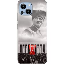 Nurdic Reeder S23 Pro Max Uyumlu Kılıf Silikon Desenli Resimli Kapak Gazi Mustafa