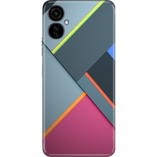 Nurdic Tecno Camon 19 Neo Kılıf 0.4mm Silikon Desenli 6d Renkler