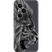 Nurdic Huawei Honor 400 Pro Kılıf Renkli Silikon Baskılı Tpu Kara Aslan