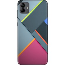 Nurdic Samsung Galaxy A04 Kılıf Silikon Moderna Desenli 6d Renkler