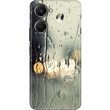 Nurdic Vivo Y18 Kılıf 4.5g Silikon Desenli Vivo Y18 Yağmurlu Bir Akşam